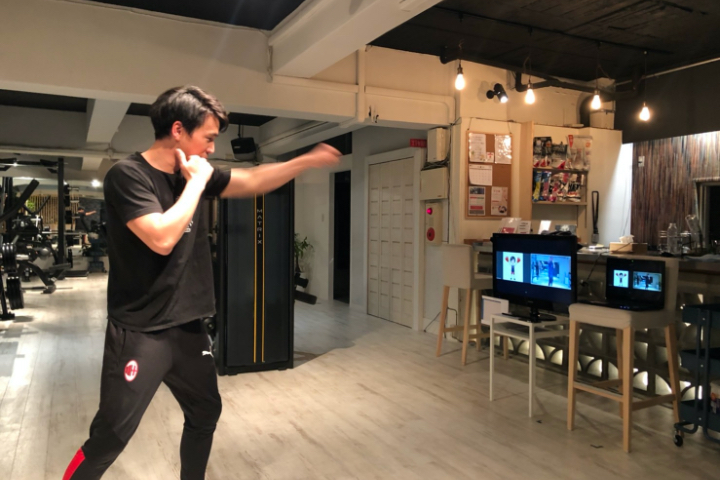 写真:オンライングループレッスンの様子